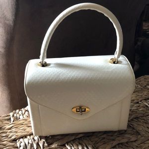 Embossed vintage “box” purse